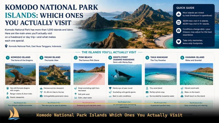 Komodo National Park Islands Which Ones You Actually Visit