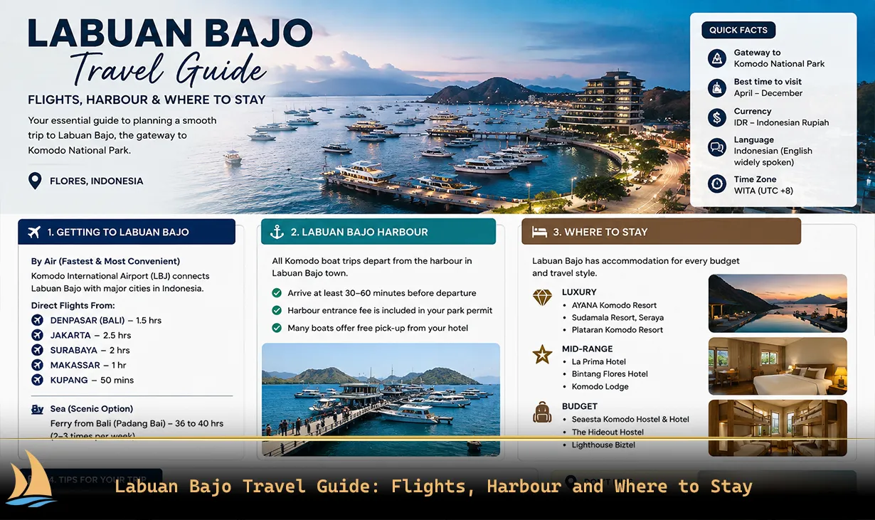 Labuan Bajo Travel Guide Flights, Harbour and Where to Stay
